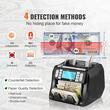 Masina de numarat bancnote USD si EUR, Detectie falsuri UV, MG, IR, DD, Functie Anti-Contrafacere, 1200 bancnote/min, LCD