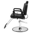 Scaun salon/frizerie, max 150 kg, rotatie 360 grade, suport picioare, Reglabil inaltime 1080-1230 mm, spatar inclinabil