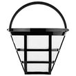 Cafetiera cu display digital, 1000W, bol din sticla, capacitate 1.25 l, Negru-Argintiu
