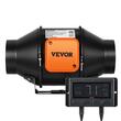 Ventilator evacuare aer pentru tubulatura Vevor Controller 21 W, debit 348 m3/h, IP 44, diametru 100 mm, 29 dB
