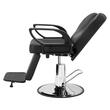 Scaun salon/frizerie, max 150 kg, rotatie 360 grade, suport picioare, Reglabil inaltime 930-1060 mm, spatar inclinabil, pompa hidraulica