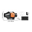 Ventilator evacuare aer pentru tubulatura Vevor Controller 21 W, debit 348 m3/h, IP 44, diametru 100 mm, 29 dB