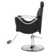 Scaun salon/frizerie, max 150 kg, rotatie 360 grade, suport picioare, Reglabil inaltime 1090-1250 mm, spatar inclinabil, pompa hidraulica, baza fonta