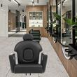 Scaun salon/frizerie, max 150 kg, rotatie 360 grade, suport picioare, Reglabil inaltime 1090-1250 mm, spatar inclinabil, pompa hidraulica, baza fonta