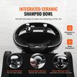 Unitate spalare par cu chiuveta ceramica, max 300 kg, suport picioare electric, spatar inclinabil
