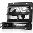 Ventilator evacuare pentru spatii comerciale, sere, depozite, Metal, 40 W, 1500 m³/h, diametru 305mm, 60 dB, Programator