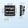 Ventilator evacuare pentru spatii comerciale, sere, depozite, Metal, 18 W, 1400 m³/h, diametru 254 mm, 60 dB, Programator