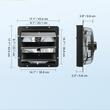 Ventilator evacuare pentru spatii comerciale, sere, depozite, Metal, 30 W, 1700 m³/h, diametru 356 mm, 60 dB, Programator inteligent
