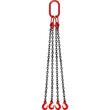 Lant ridicare greutati cu 4 brate, Capacitate 5 tone, Lungime 1.5 m, G80 Mn