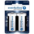 Set 2 baterii alcaline Everactive LR20, marime D, 1.5 V