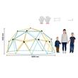 Structura de catarat din metal cu topogan, 305 x 305 x 152,5 cm, Inaltime 1525 mm, max 340 kg, manere alpinism