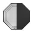 Tarc de joaca pliabil, pentru caini, pisici, iepuri  Vevor 1600 x 1600 x 610 mm, Metal, copertina, Modular