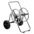 Carucior cu tambur pentru furtun, otel, dimensiune 650 x 530 x 740 mm, maxim 90 m pentru diametru de 1/2 inch, 2 roti