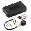 Tester compresie cilindri motor, manometru cu interval de presiune de 10-200 PSI, 4 x adaptoare