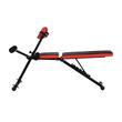 Banca reglabila pentru abdomen, Pliabila, 1380 x 305 x 430 mm, max 260 kg, Reglare spatar 7 pozitii, 2 x corzi