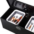 Cutie organizatoare pentru pik-up/camioane, 3 x compartimente, Incuietori, Aluminiu dur, 899x370x370mm