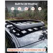 Portbagaj de plafon compatibil bare transversale, Aluminiu, max 68 kg, dimensiune 965x965 mm