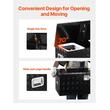 Cutie organizatoare pentru pik-up/camioane, 3 x compartimente, Incuietori, Aluminiu dur, 899x370x370mm