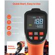 Termometru cu infrarosu fara contact -30 ℃ la 1200 ℃, termocuplu de tip K, alimentare baterie 2 x AA