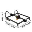 Masina de gravat cu laser 5.5 W, Zona de gravare 310 x 300 mm, Wi-Fi / USB, Viteza maxima 6000 mm/min, Windows 7 / 8 / 10 / 11, iOS, Android 