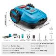 Robot gazon cu fir perimetral, 500 ㎡, Inaltimea de taiere 20 - 60 mm, Latimea de cosire 20 cm, IPX5, Baterie 20 V