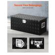 Cutie organizatoare pentru pik-up/camioane, 3 x compartimente, Incuietori, Aluminiu dur, 899x370x370mm
