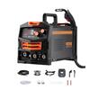 Aparat de sudura multiproces 2 in 1 miez de flux MIG cu gaz/fara gaz, tehnologie invertor IGBT 130 A, Ecran digital