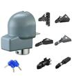 Antifurt remorca, 3 chei, Otel inoxidabil, Dimensiune cuplaj compatibil 2-5/16 in / 58,6 mm