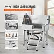 Cada pentru animale de companie All-in-One, Inox, Accesorii complete dus, baterie, Scara 3 trepte, max 100 kg, 870x1020x488 mm, deschidere usa pe dreapta
