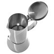 Cafetiera pentru esspreso, 620 ml, Otel argintiu, 16 x 12 x 23.3 cm 