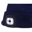 Caciula cu led reincarcabila, Strend Pro Blue, unisex, marime universal, USB, 4xSMD, Li-Ion