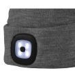 Caciula cu led reincarcabila, Strend Pro Kid Gri, USB, 4xSMD, Li-Ion