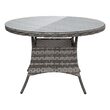 Set mobilier de gradina 4 scaune si o masa, 150 kg, cu perne