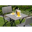 Set masa cu 2 scaune pliabile pentru terasa sau balcon, max 120 kg