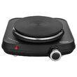 Plita electrica 1500 W, 1 arzator, portabila, diametru 18 cm, Negru