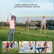 Fileu portabil pentru tenis, volei, badminton, Inaltime reglabila 914-1554 mm, Lungime 4.2 m, geanta transport