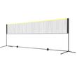 Set badminton, volei, fileu, 4 x rachete, 3 x fluturasi, 6060x1550x1030 mm, portabil, geanta transport, inaltime reglabila 914-1554 mm