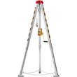 Trepied de salvare si lucru, protectia muncii in canalizari, Capacitate vertical 180 kg, Lungime 30 m, Troliu, Forta 500 N, Ham, Geanta transport