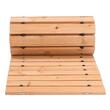 Poteca de gradina, Dreapta, Lemn cedru, Lungime 244 cm, Latime 43 cm, Maro
