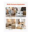 Scaun hidraulic tip sa pentru salon/cabinete, max 204 kg, 5 roti, inaltime reglabila 550-710 mm