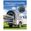 Cort camping pentru camioneta pick-up, 2-3 persoane, 2150 x 1600 x 1600 mm, PU2000 mm, ferestre duble