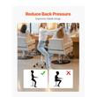 Scaun hidraulic tip sa pentru salon/cabinete, max 204 kg, 5 roti, inaltime reglabila 550-710 mm