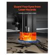 Masina de gravat cu laser 20 W, iOS, Windows sau Linux, 38 x 40 cm, viteza 10000 mm/min, motor pas cu pas, transmisie sincrona cu curea