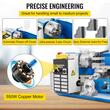 Mini Strung profesional pentru prelucrare metal, 550 W, viteza variabila 150-2500 rpm, mandrina cu 3 falci, display digital