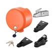 Antifurt remorca, 3 chei, Otel carbon, compatibil cuplaje cu bilă și limbă dreaptă 1-7/8 inch (47,5 mm), 2 inch (50,6 mm) și 2-5/16 inch (58,6 mm)