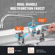 Baterie profesionala, Montaj Blat/Chiuveta, Inox, distanta fixare ajustabila 7,75"-8,25", Dus extractibil, Inaltime 112 cm