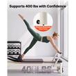 Aparat pilates, cadru Aluminiu, 2.3 m, max 181 kg, Sistem rezistenta 5 x arcuri, Role cu rulmenti dubli, sine inox