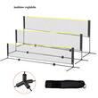 Fileu portabil pentru tenis, volei, badminton, Inaltime reglabila 914-1554 mm, Lungime 4.2 m, geanta transport