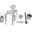 Storcator manual pentru iarba de grau, legume, Inox, cu menghina de prindere si ventuza