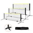 Fileu portabil pentru tenis, volei, badminton, Inaltime reglabila 914-1554 mm, 3020x1550x1030 mm, geanta transport